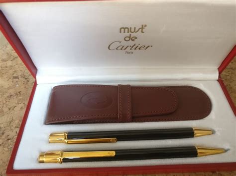 high quality cartier pens|cartier pen and pencil set.